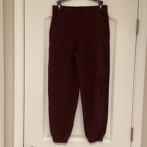 lululemon athletica Maroon Track Joggers